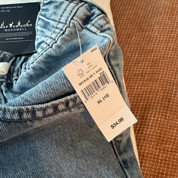 Boy denim shorts - never worn. New with tags! - Picture 4 of 5